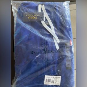 Ralph Lauren blue slim fit tracksuit